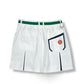(DECEMBER MAY) Asymmetry pleats skirt / WOMEN  / WHITE
