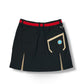 (DECEMBER MAY) Asymmetry pleats skirt / WOMEN  / BLACK