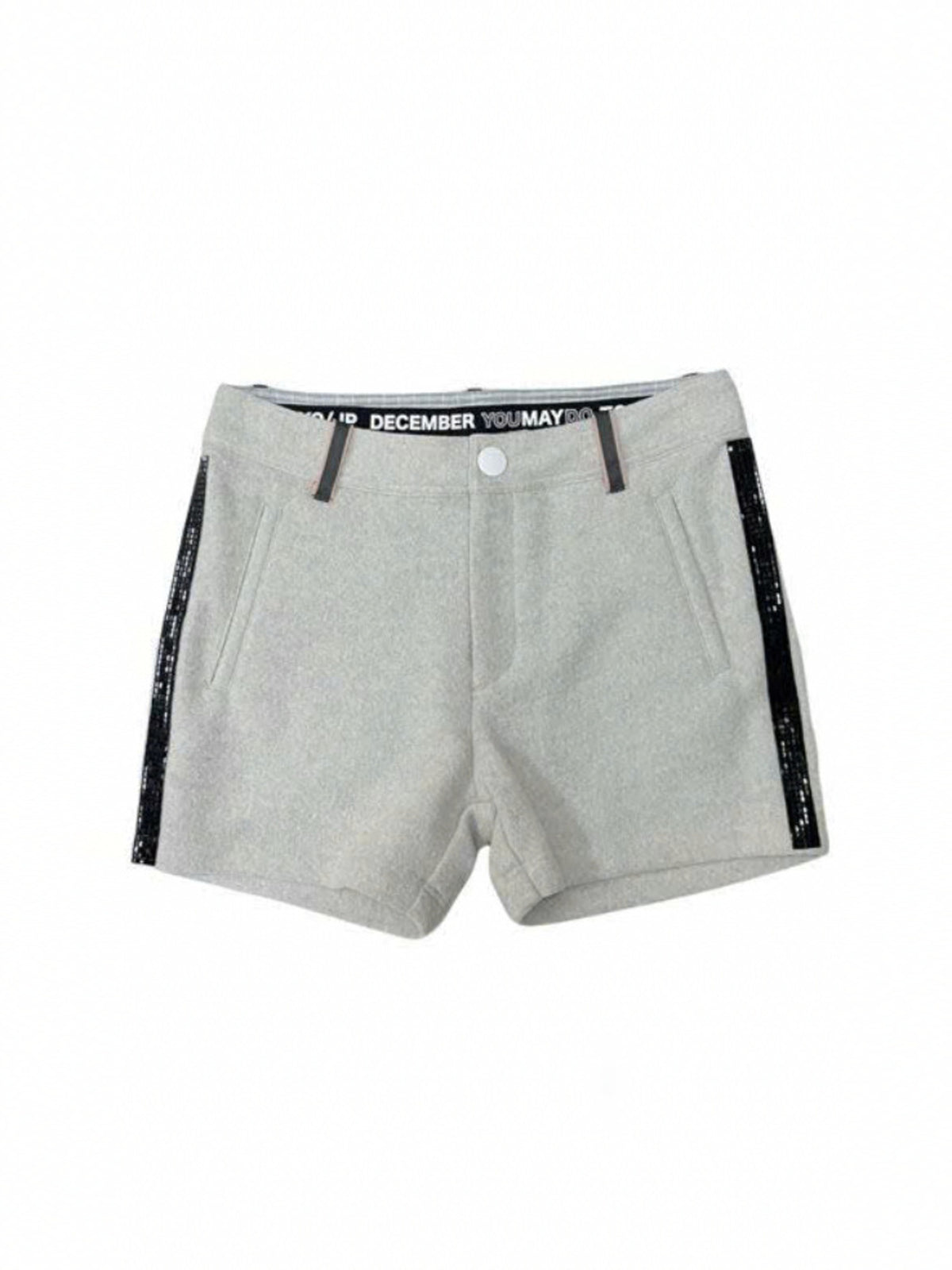 (DECEMBER MAY) Sparkle stone Shorty / WOMAN  / IVORY