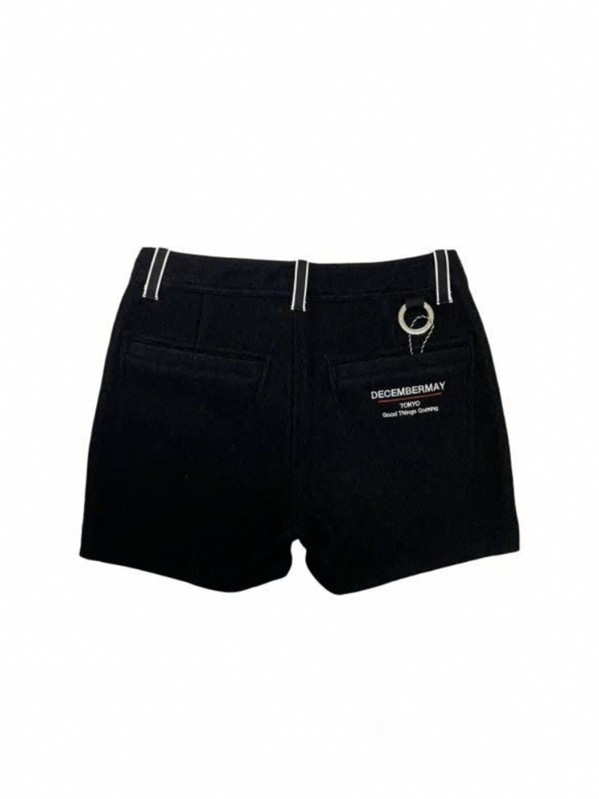 (DECEMBER MAY) Sparkle stone Shorty / WOMAN  / BLACK
