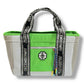 (DECEMBER MAY) 2WAY mesh mini tote / WHITE