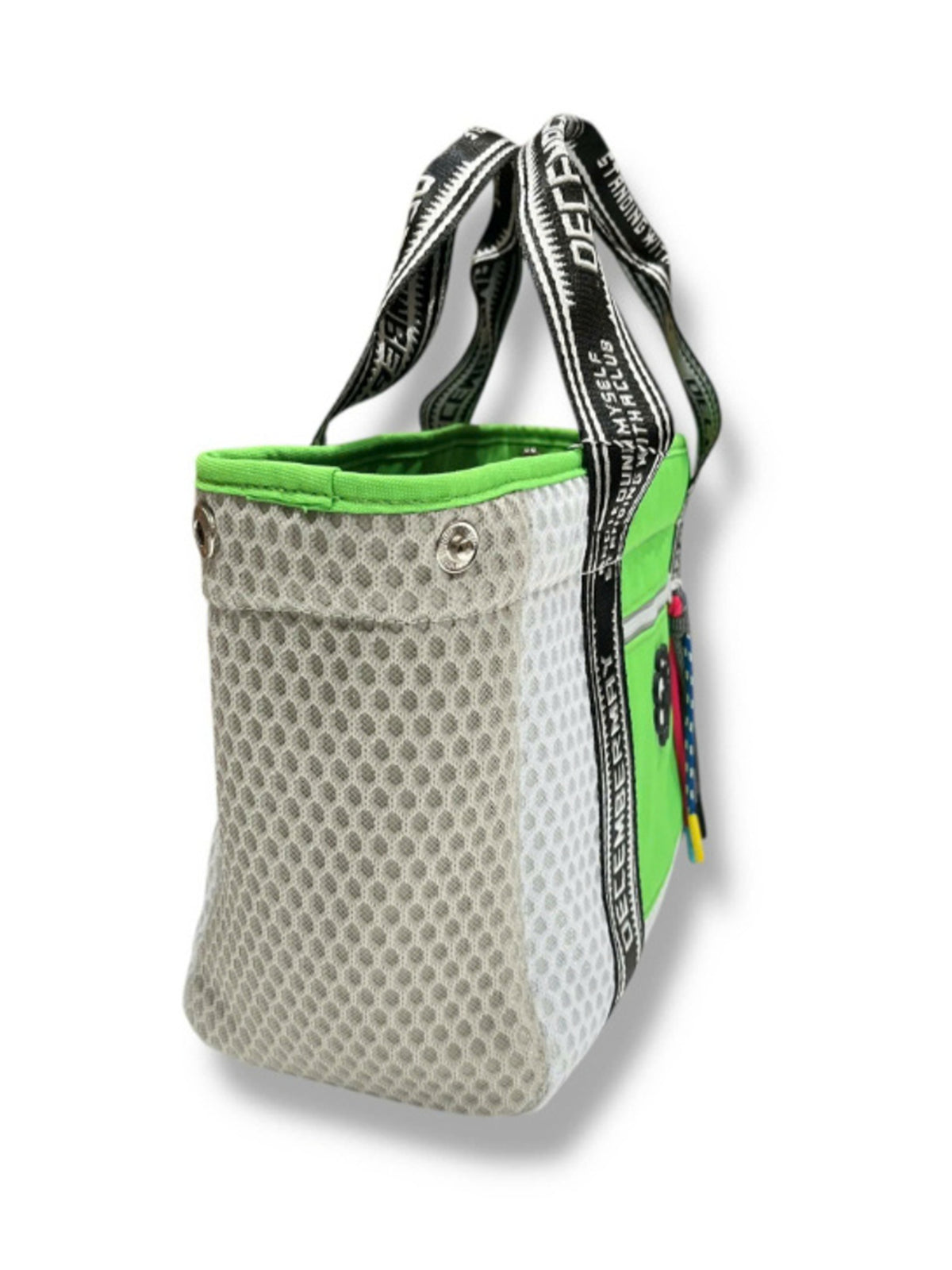 (DECEMBER MAY) 2WAY mesh mini tote / WHITE