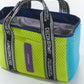 (DECEMBER MAY) 2WAY mesh mini tote / YELLOW