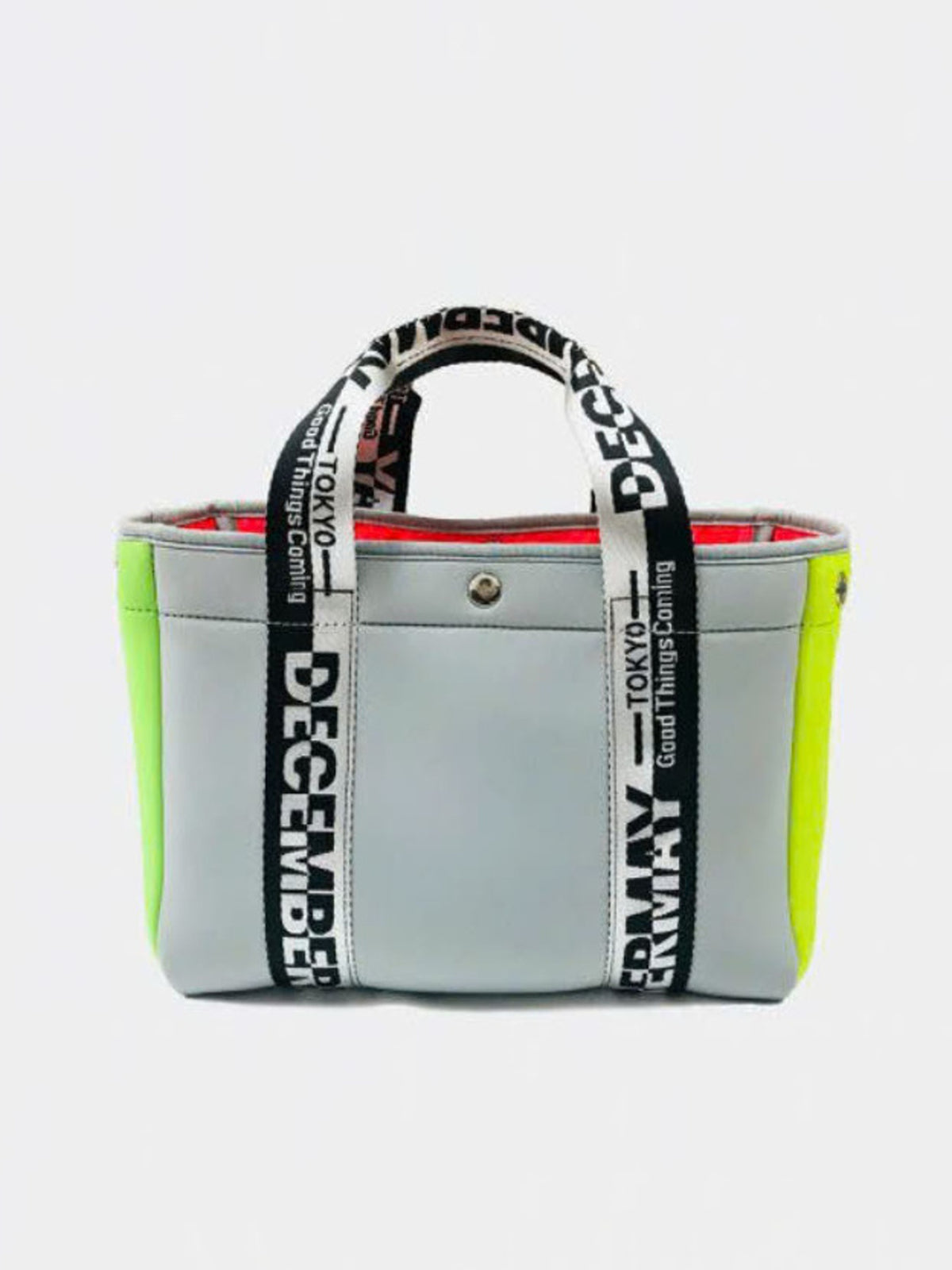 (DECEMBER MAY) 2WAY Neopren mini tote / GREY