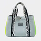 (DECEMBER MAY) 2WAY Neopren mini tote / GREY