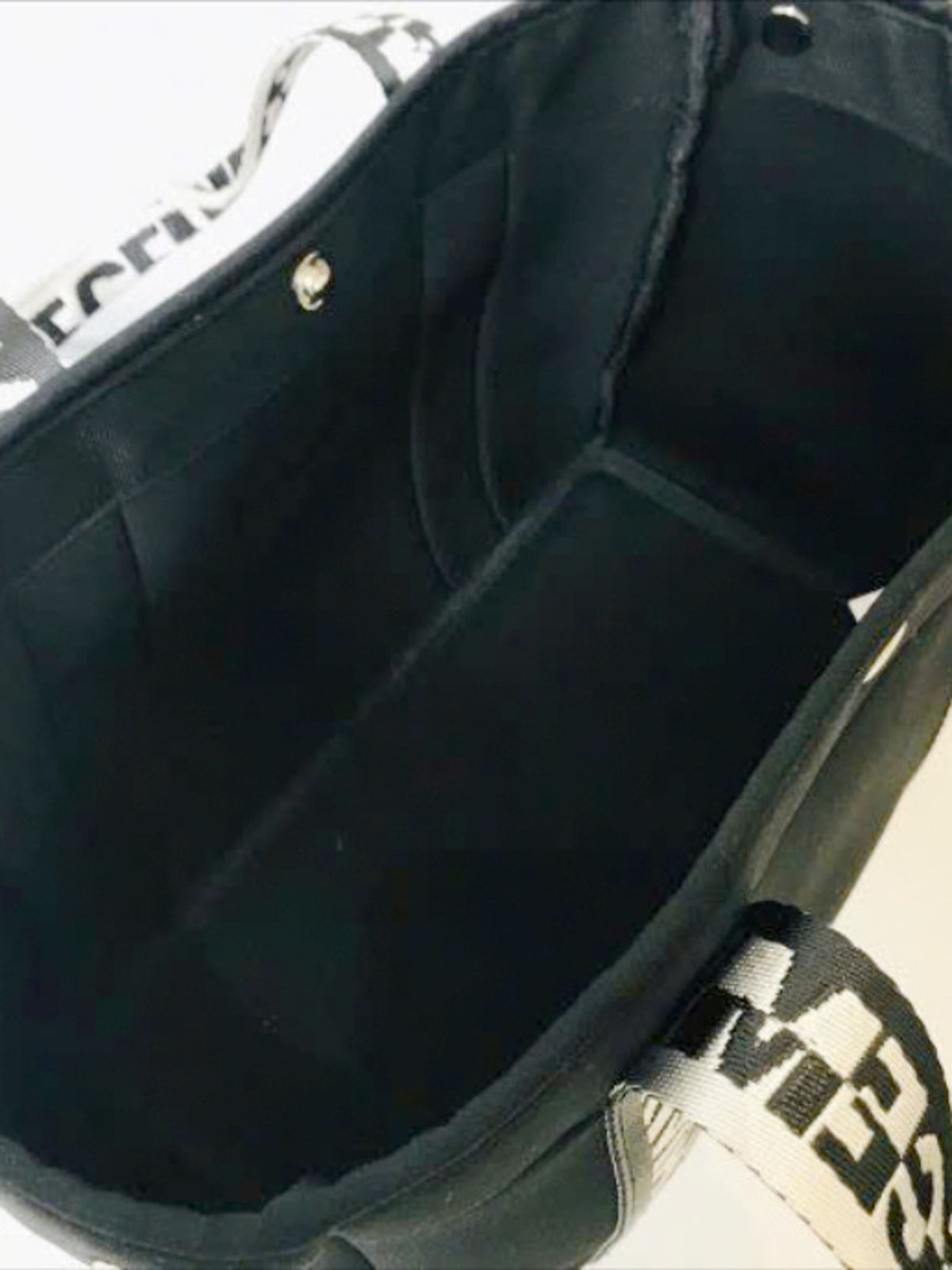 (DECEMBER MAY) 2WAY Neopren mini tote / BLACK