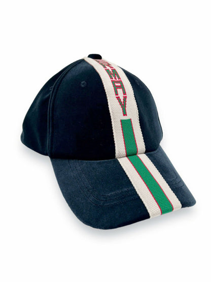 (DECEMBER MAY) Eleanor velours cap / UNISEX / NAVY