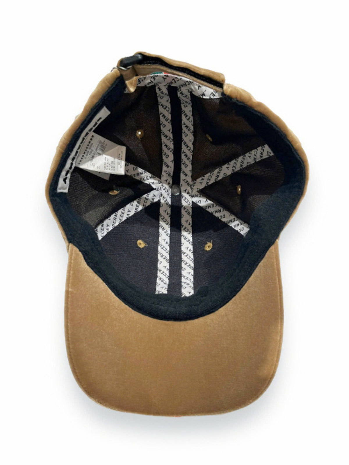 (DECEMBER MAY) Eleanor velours cap / UNISEX / BEIGE