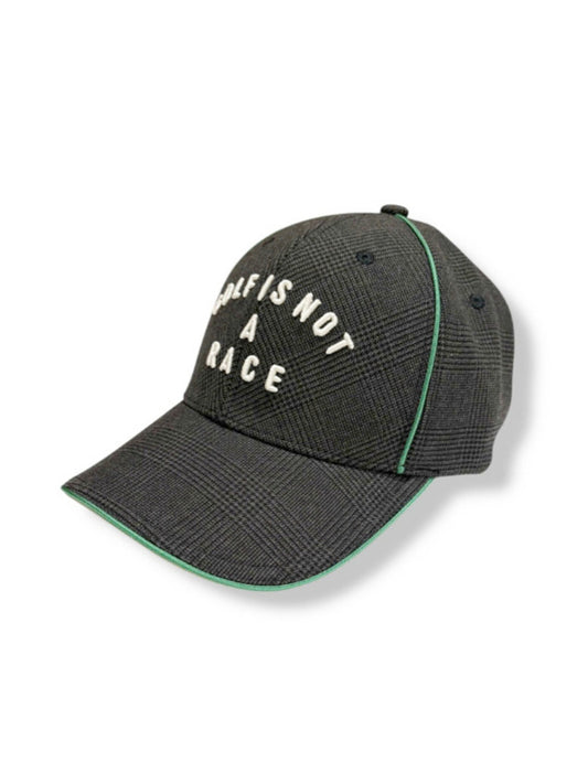 (DECEMBER MAY) Glen check combination cap / UNISEX / CHARCOAL