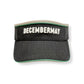 (DECEMBER MAY) Glen check combination visor / UNISEX / CHARCOAL