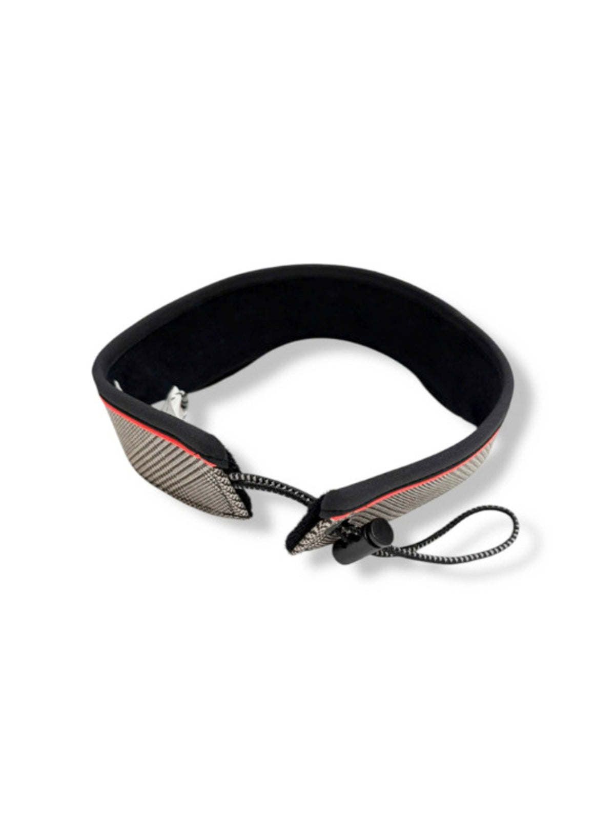 (DECEMBER MAY) Glen check combination visor / UNISEX / BEIGE