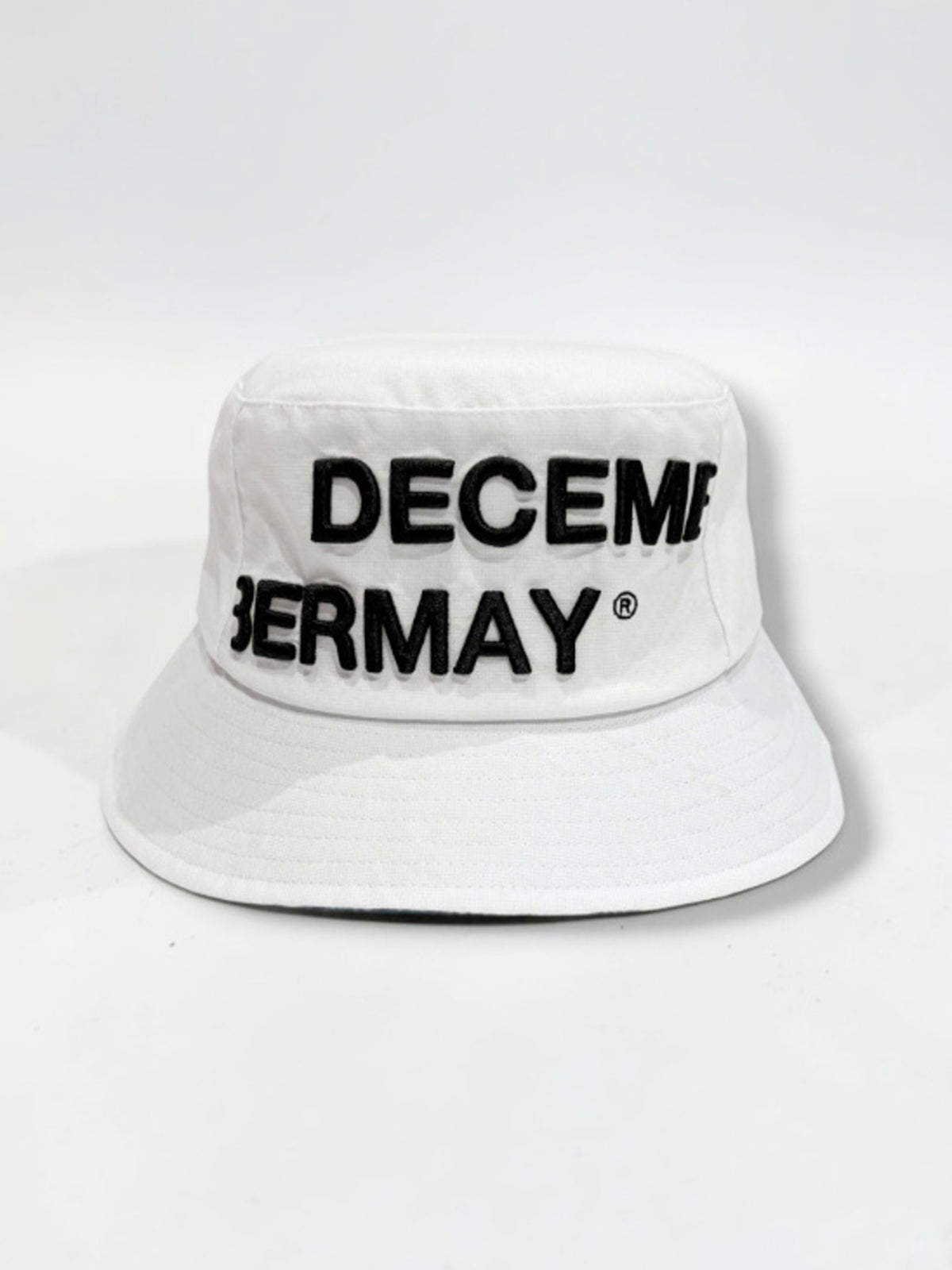 (DECEMBER MAY) water repellent bucket hat / UNISEX / WHITE