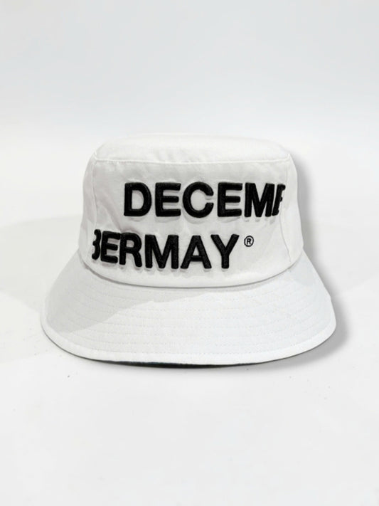 (DECEMBER MAY) water repellent bucket hat / UNISEX / WHITE