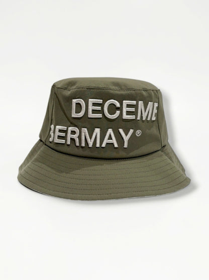 (DECEMBER MAY) water repellent bucket hat / UNISEX / KHAKI