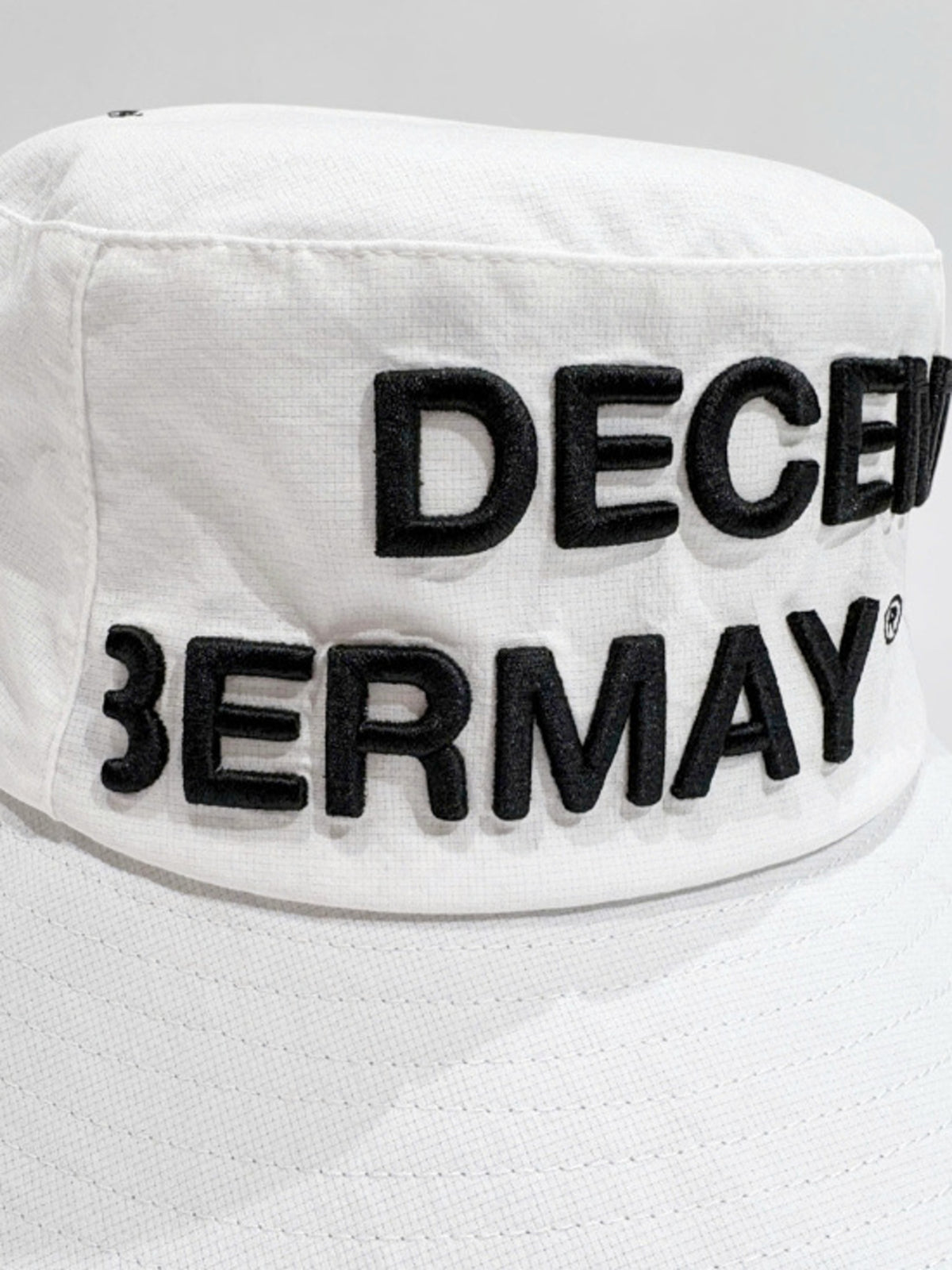 (DECEMBER MAY) water repellent bucket hat / UNISEX / WHITE