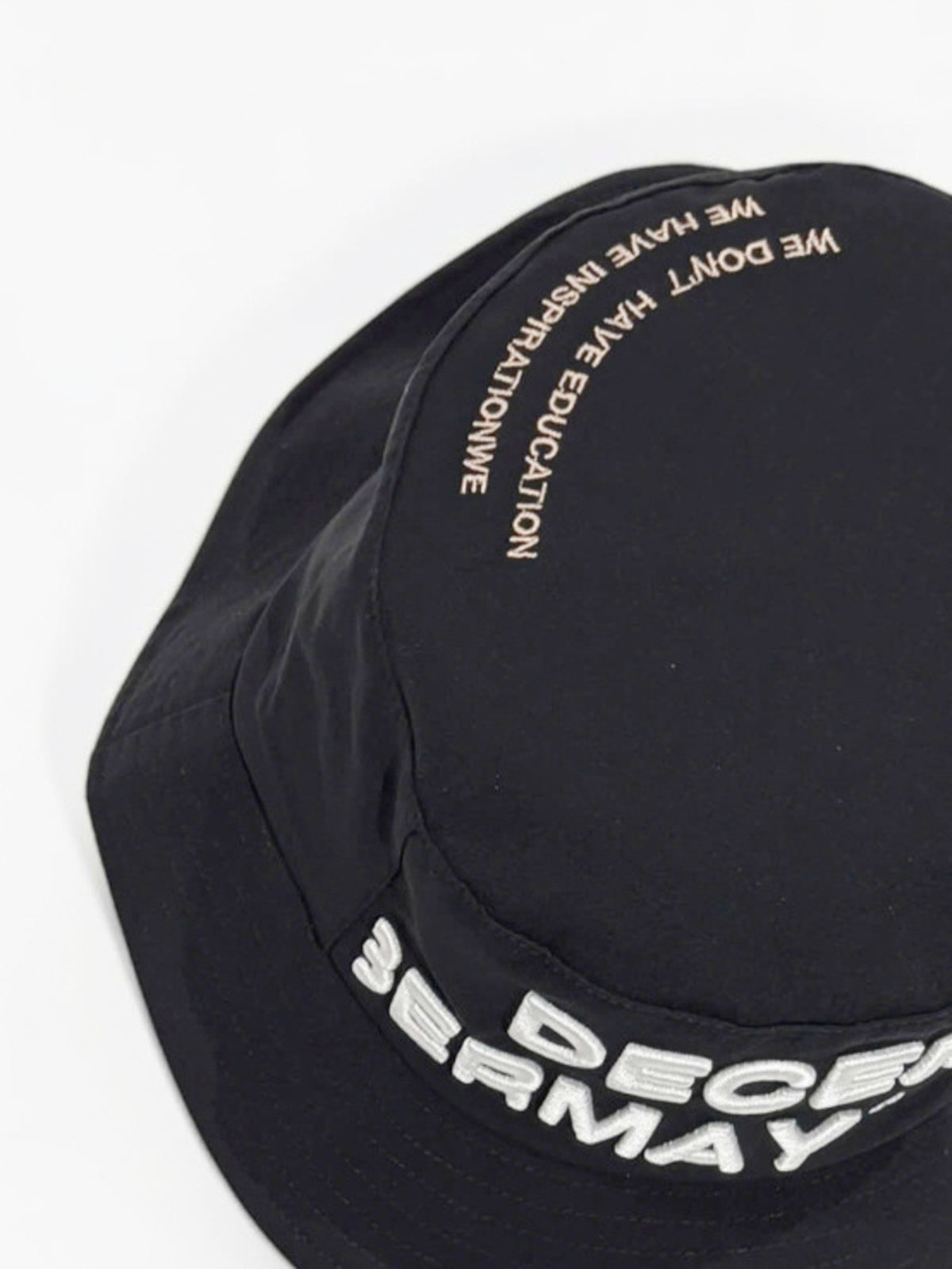 (DECEMBER MAY) water repellent bucket hat / UNISEX / BLACK