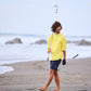 SVKS6023［サルベージパブリックコレパ］サーフモックネック S/S(TI LEAF Paisley) / YELLOW