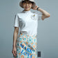 Endless Summer Mock Neck – Tom and Jerry Edition  | WOMEN / WHITE