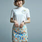 Endless Summer Mock Neck – Tom and Jerry Edition  | WOMEN / WHITE