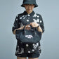 NVG×SUNSURF Moon Palm Tree Polo (BLACK)