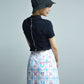 Aura Monogram Trapeze Skirt | WOMEN / PURPLE