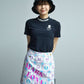 Superb Micro Pile Tee  | WOMEN / WHITE