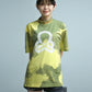 Flow Camo Mock Neck Tee | MEN / YELLOW