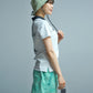 Gauge Trapeze Mini Skirt  | WOMEN / MINT