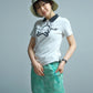 Gauge Trapeze Mini Skirt  | WOMEN / MINT