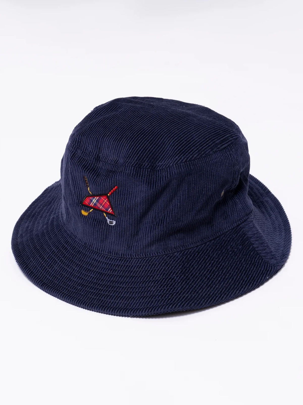 SVKA6019［サルベージパブリックコレパ］ウカコーデュロイバケットハット（DHK Appliqu_ ） / NAVY