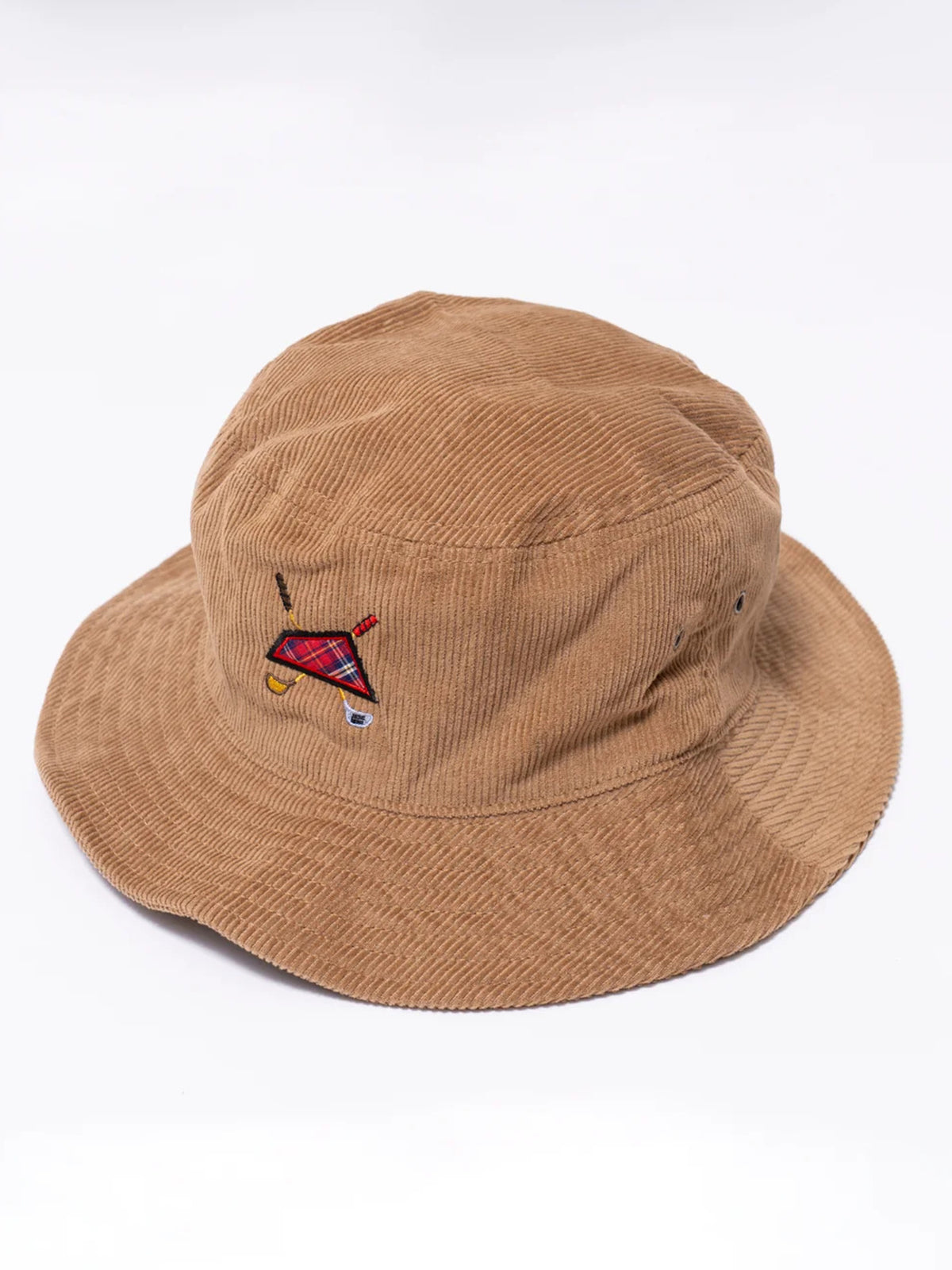 SVKA6019［サルベージパブリックコレパ］ウカコーデュロイバケットハット（DHK Appliqu_ ） / CAMEL