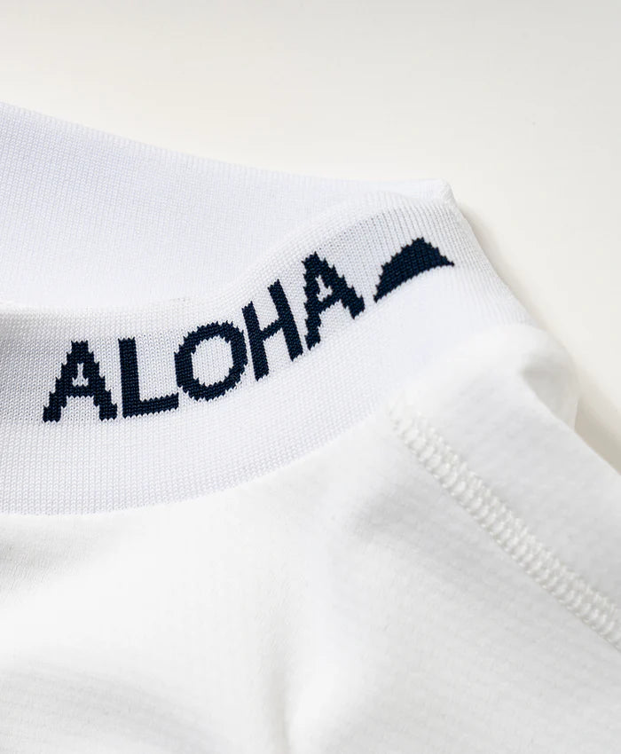 SVKA5017［サルベージパブリックコレパ］アラパイナモックネック L/S（CAMPBELL AVE） / WHITE