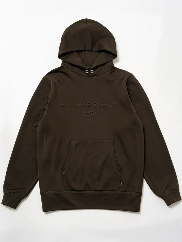 SVKA4018［サルベージパブリックコレパ］イカイカフリースプルオーバーフーディ / Olive