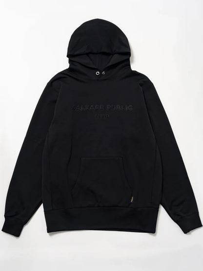 SVKA4018［サルベージパブリックコレパ］イカイカフリースプルオーバーフーディ / Black