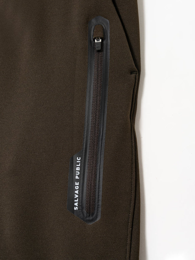 SVKA4020［サルベージパブリックコレパ］イカイカフリースパンツ / Black