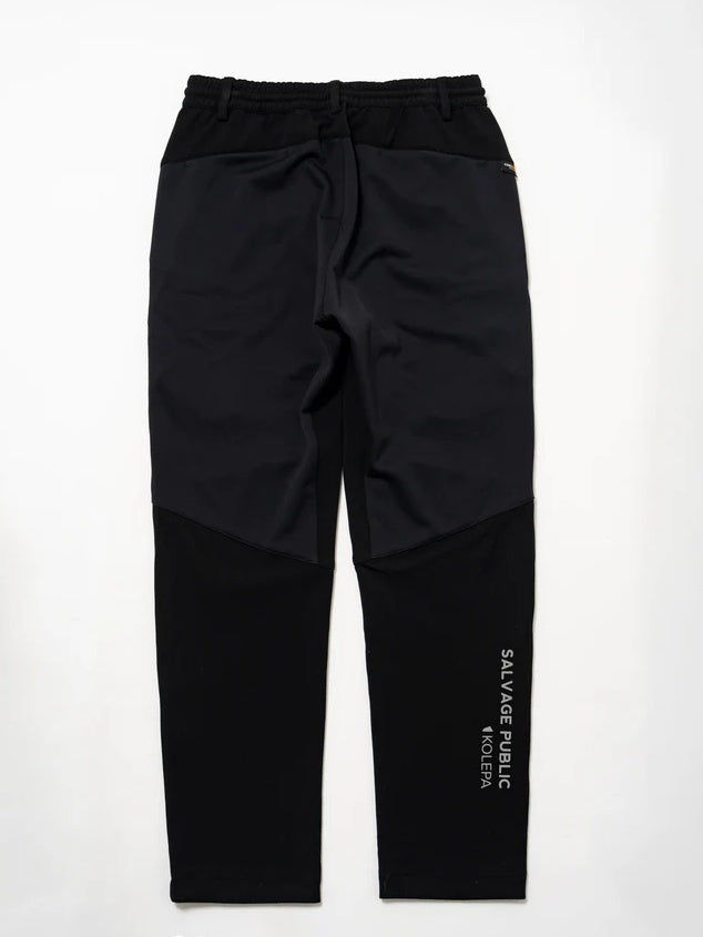 SVKA4020［サルベージパブリックコレパ］イカイカフリースパンツ / Black