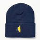 SVKA5026［サルベージパブリックコレパ］ニットビーニー（DH MASTERS） / NAVY