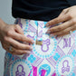 Aura Monogram Trapeze Skirt | WOMEN / PURPLE