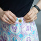 Aura Monogram Trapeze Skirt | WOMEN / PURPLE