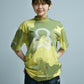 Flow Camo Mock Neck Tee | MEN / GREY