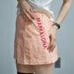 Gauge Trapeze Mini Skirt  | WOMEN / ORANGE
