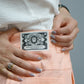 Gauge Trapeze Mini Skirt  | WOMEN / ORANGE