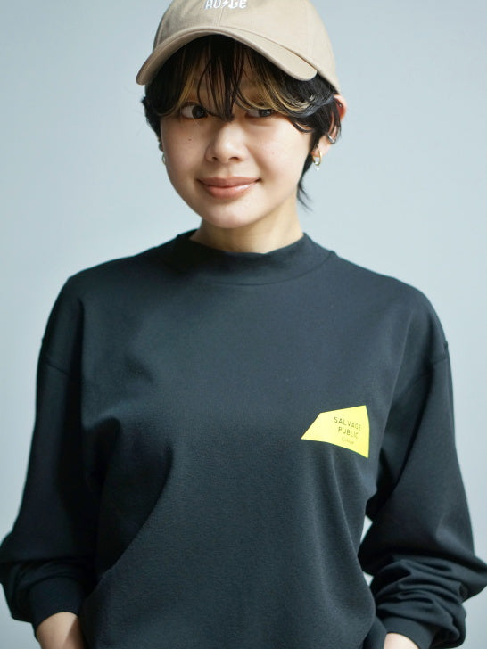 ［サルベージパブリックコレパ］マロオモックネック L/S  / Black