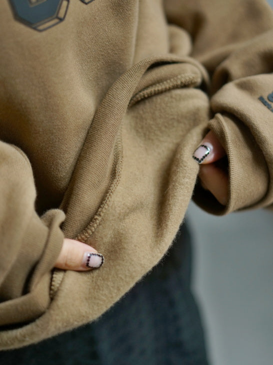 Essential 08 Lounge Pullover | MEN / KHAKI