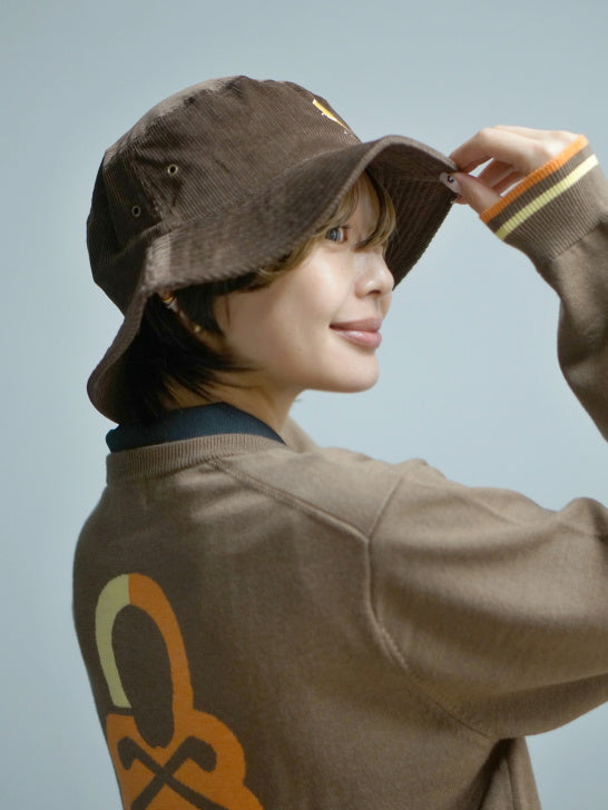 SVKA5025［サルベージパブリックコレパ］Uka コーデュロイバケット HAT / BROWN