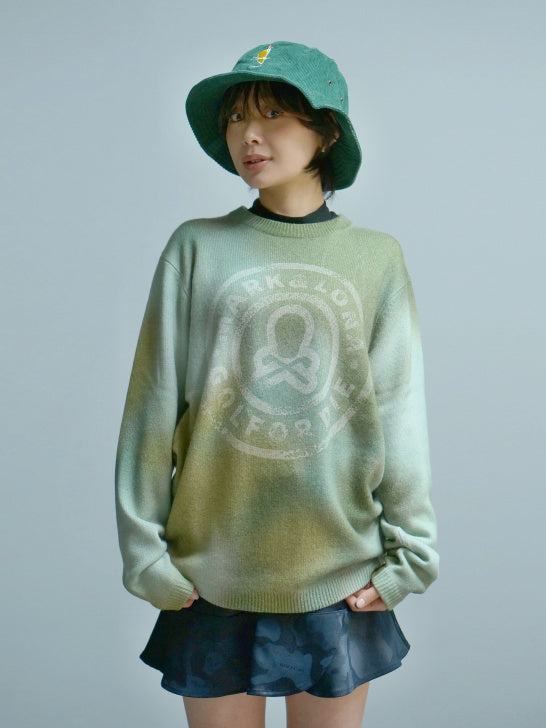 Eclipse Camo Cashmere Knit | MEN / KHAKI