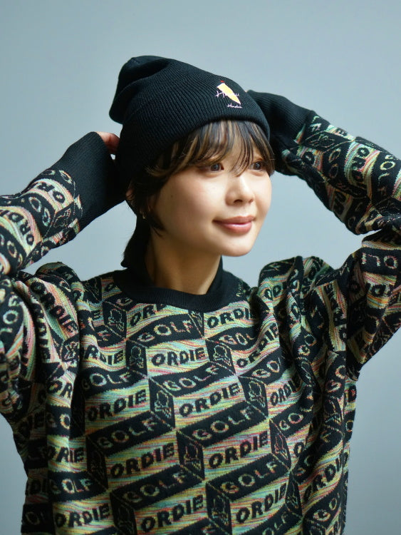 SVKA5026［サルベージパブリックコレパ］ニットビーニー（DH MASTERS） / NAVY