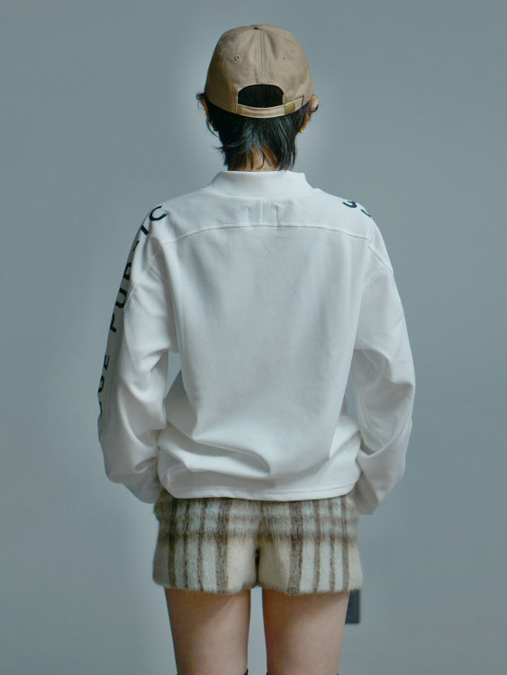 SVKA5017［サルベージパブリックコレパ］アラパイナモックネック L/S（CAMPBELL AVE） / BLACK
