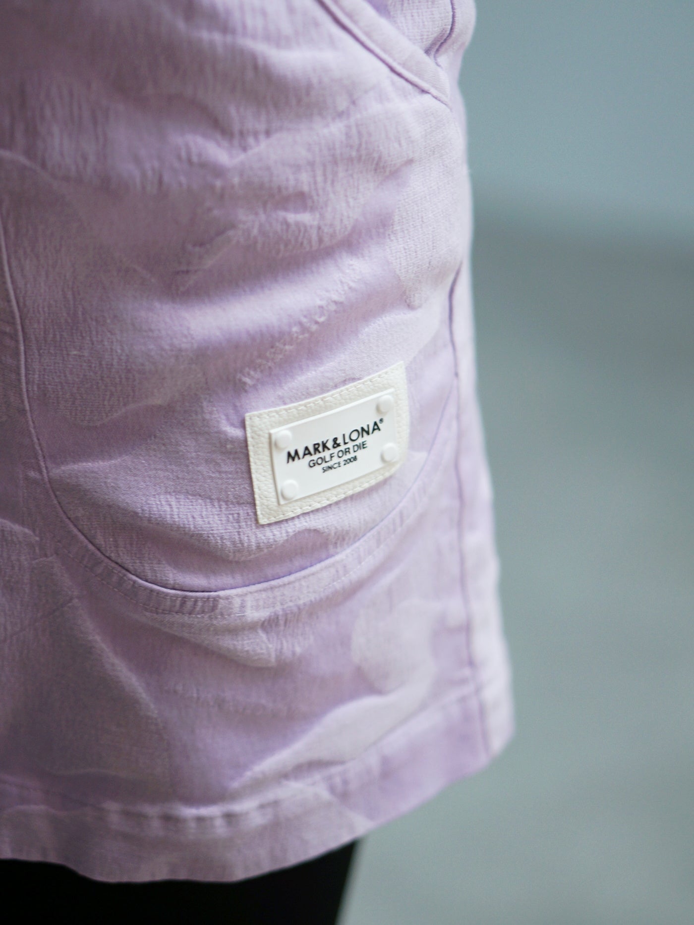 Gauge Garment Dye Skirt | WOMEN / LAVENDER