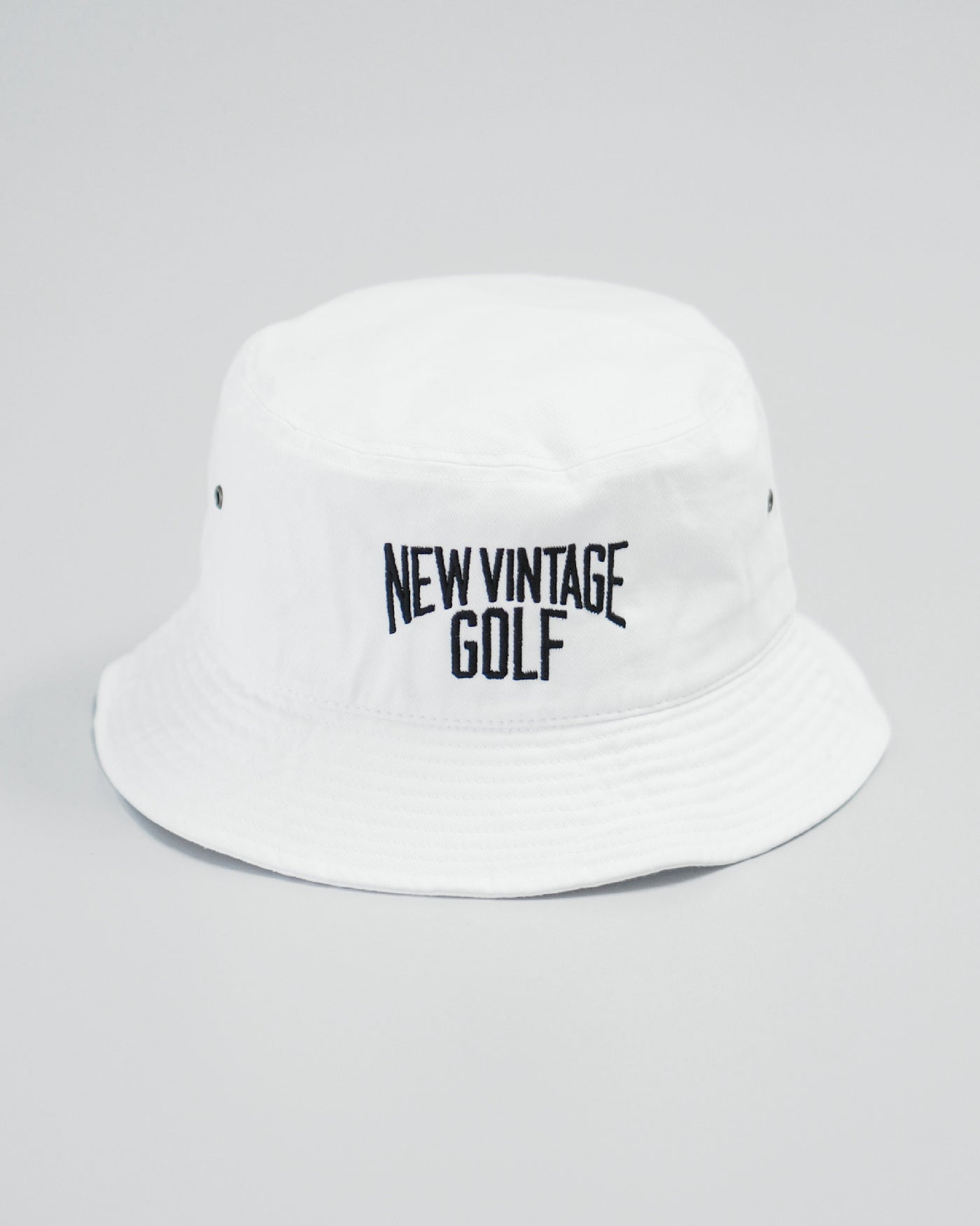 NVG Embroidery Bucket Hat / WHITE